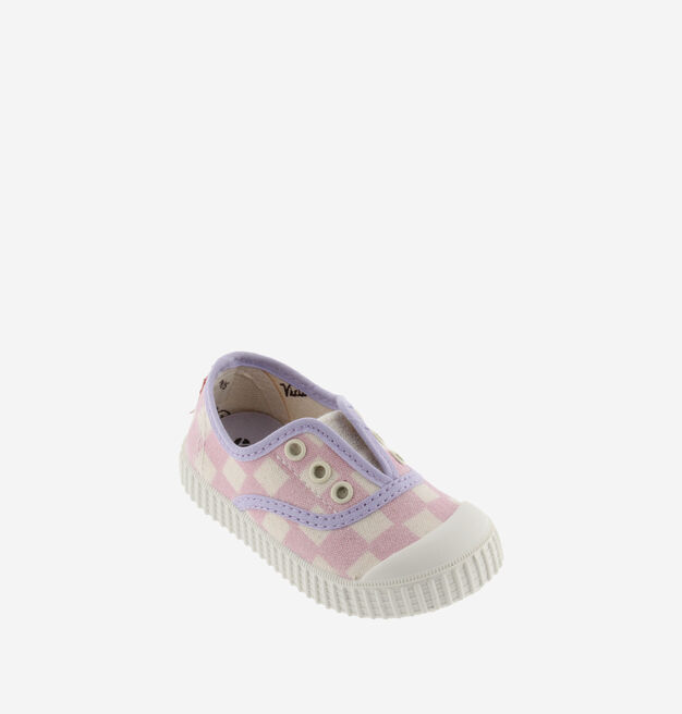 1915 INGLESA CHECKERED CANVAS PLIMSOLL