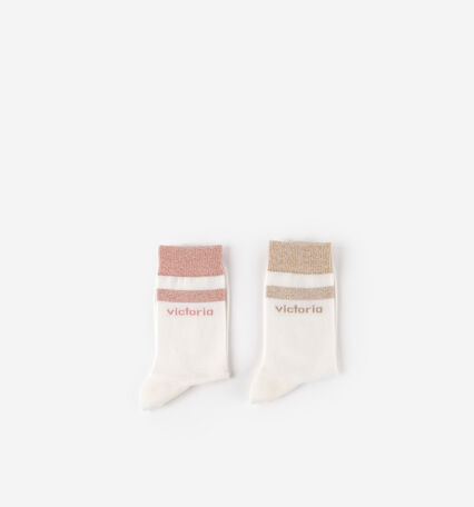 CHAUSSETTES COTON & LUREX