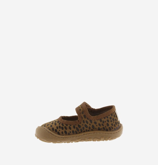 BOSCO SCRATCH BALLERINE BAREFOOT DAIM IMPRIM&Eacute; ANIMAL