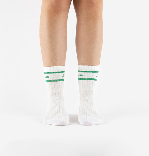 CHAUSSETTE COTON & LUREX