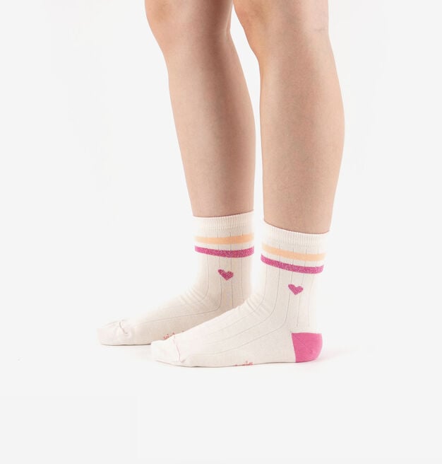 CHAUSSETTE COTON RAYURES