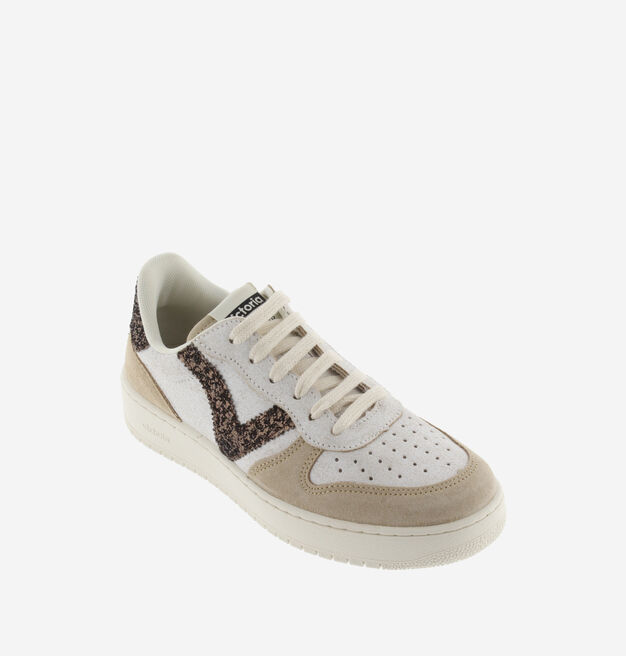 MADRID SPLIT LEATHER CRACKED & GLITTER