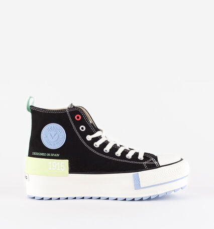 TRIBU DOBLE CANVAS MID BOOT & COLOUR PIECES