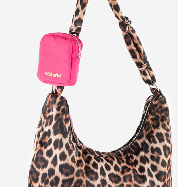 NYLON HALF MOON BAG