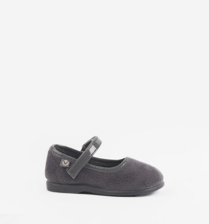 ▷ Zapatillas VICTORIA Lona Blanca Doble Velcro Niños