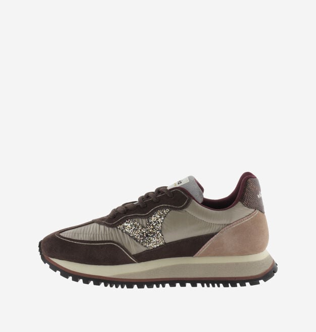 VIENTO NYLON/SUEDE & GLITTER