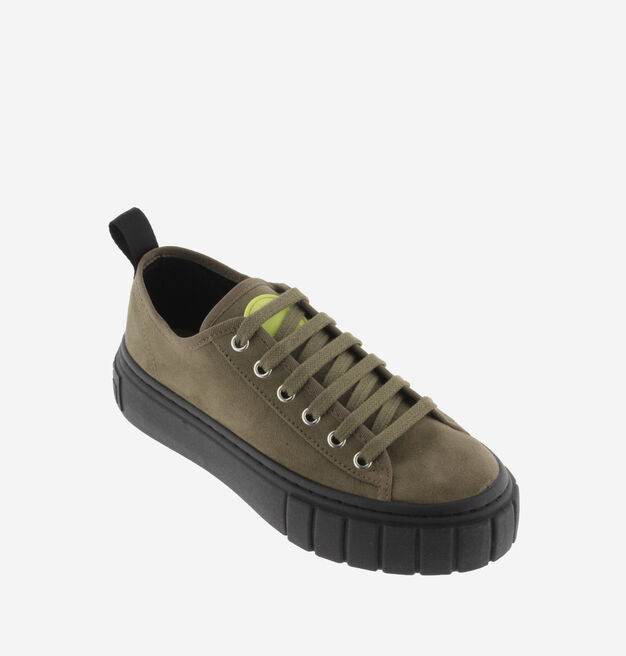 ABRIL RECYCLED FAUX SUEDE SNEAKERS