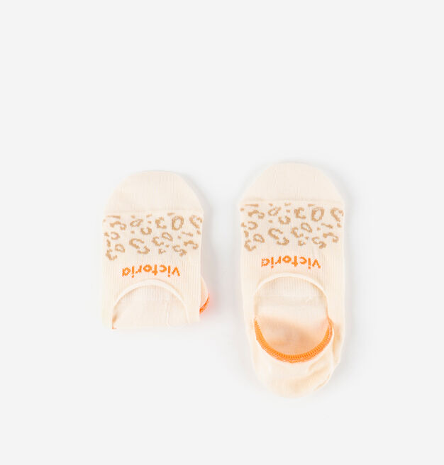 LEOPARD PINKIE INVISIBLE SOCK