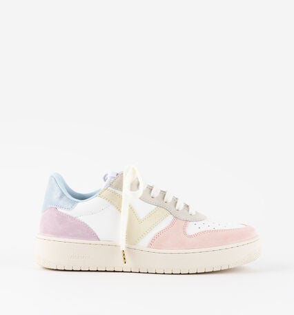 MADRID EFFET CUIR & DAIM MULTICOLORE