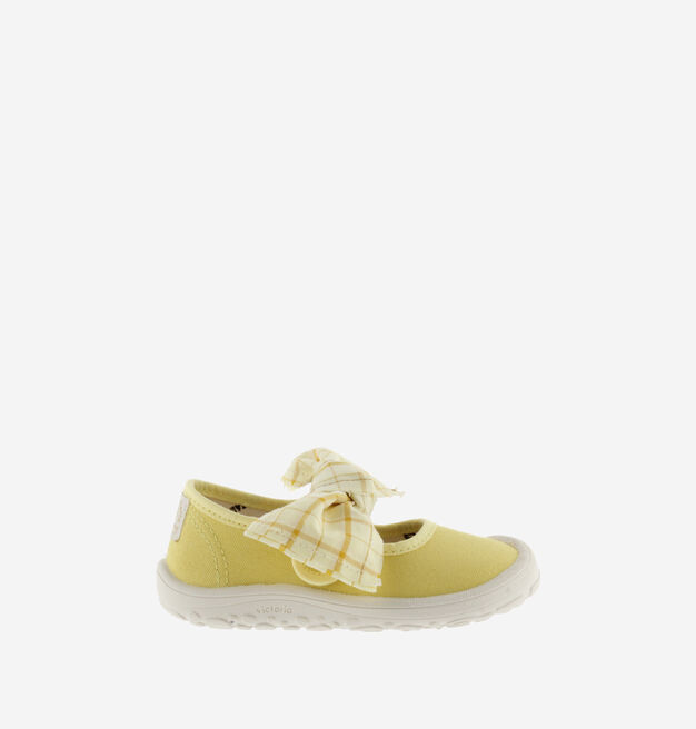 BOSCO BAREFOOT BALLERINA TELA & FIOCCO QUADRI