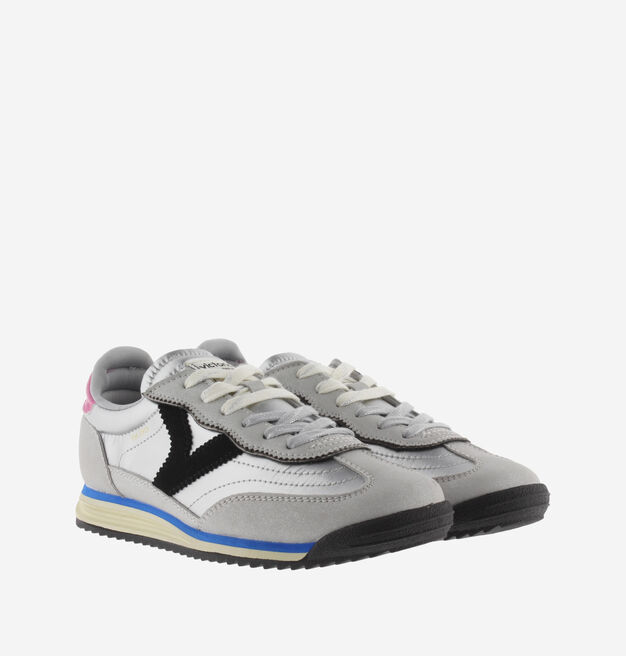 SATURNO METAL NYLON & SPLIT LEATHER