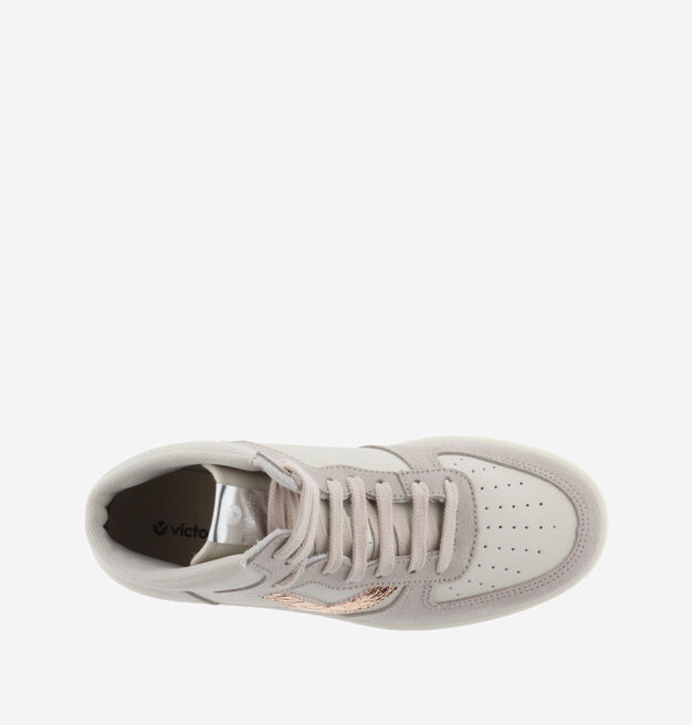 MADRID SPLIT LEATHER & METAL MID BOOT