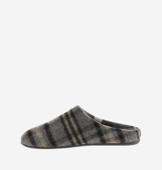 NORTE CHECKED PRINT SLIPPERS