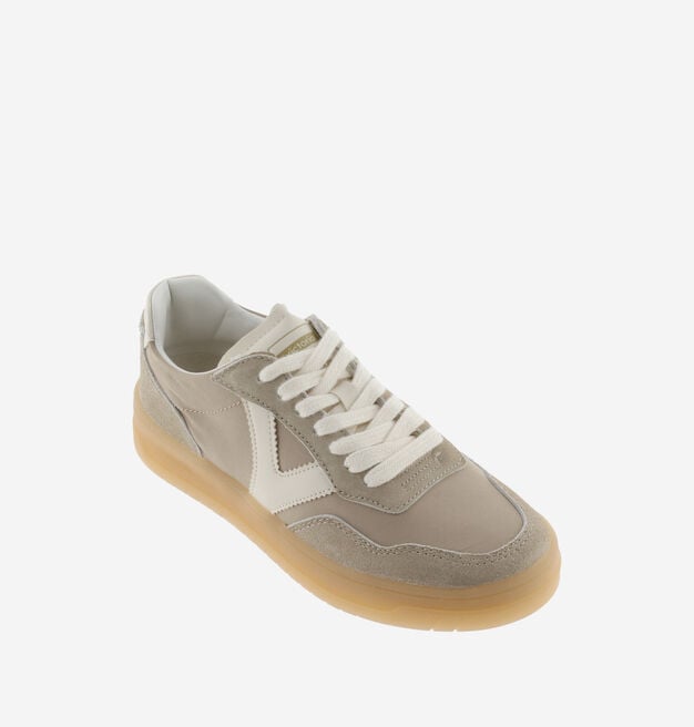 SEUL NYLON/WASHED SUEDE & CONTRAST