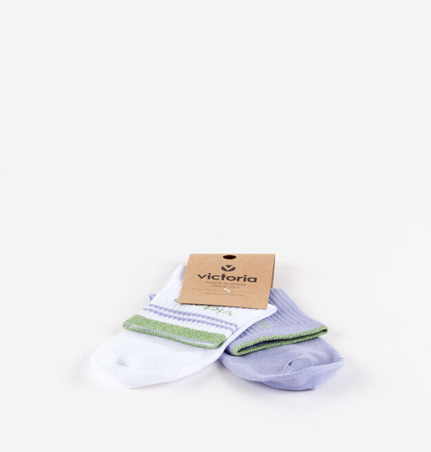 LUREX DETAIL COTTON SOCKS