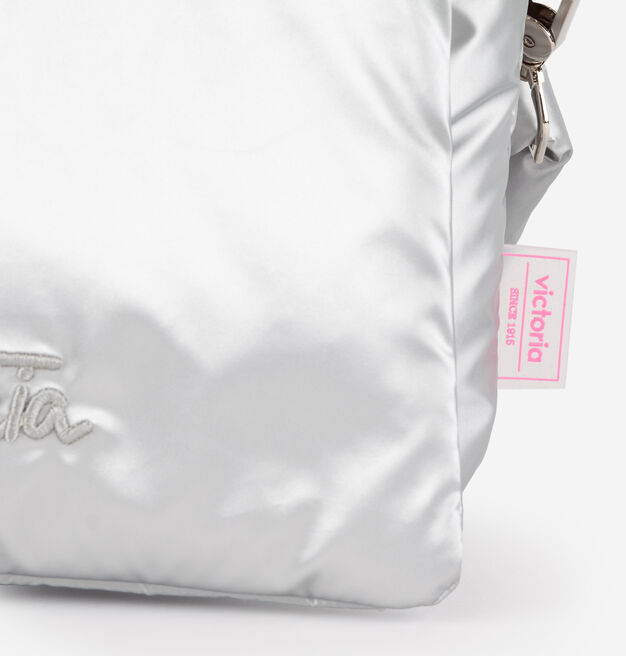 CROSSBODY BAG NYLON METALLISED