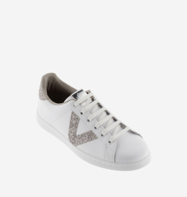 TENIS LEATHER & GLITTER