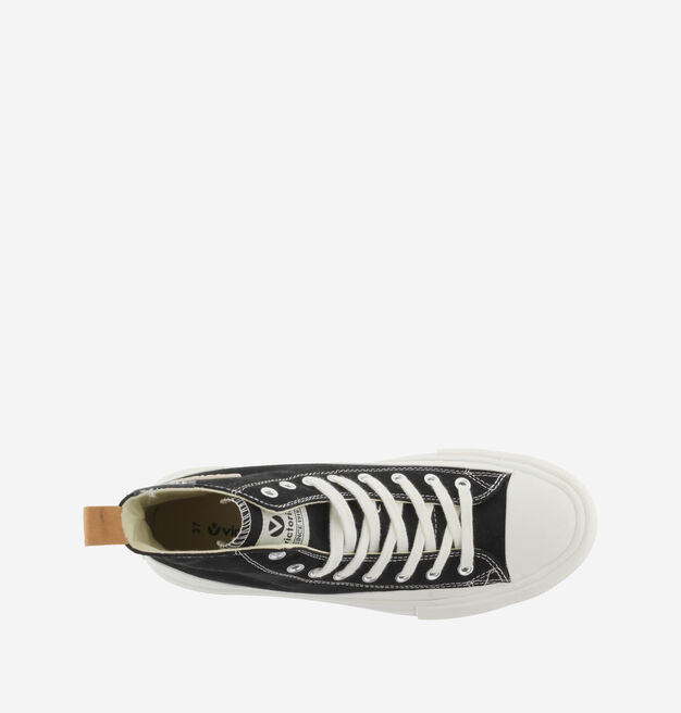 TRIBU DOBLE JAGGED SOLE CANVAS PULL TAB