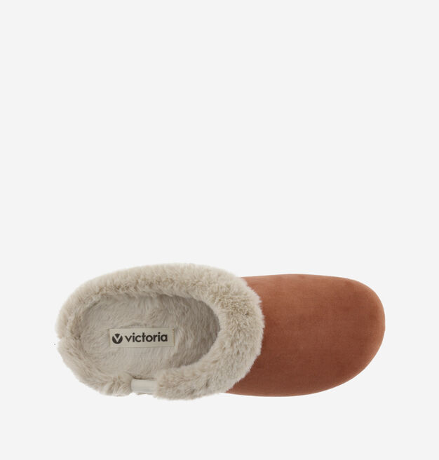 NORTE SUEDE IMITATION SLIPPER WITH SOFT FUR