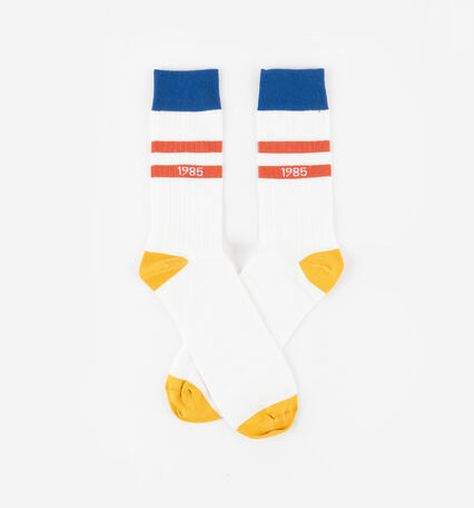 CHAUSSETTE COTON RAYURES