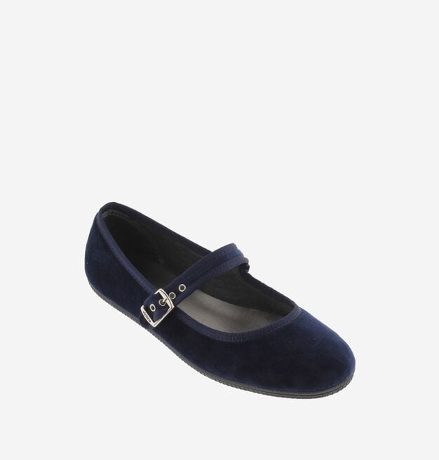ODA BALLERINA VELLUTO & FIBBIA