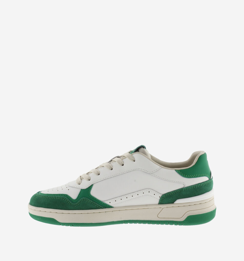 Shoe Basket Victoria Verte Basket Cuir Enfant Victoria Vert Enfant