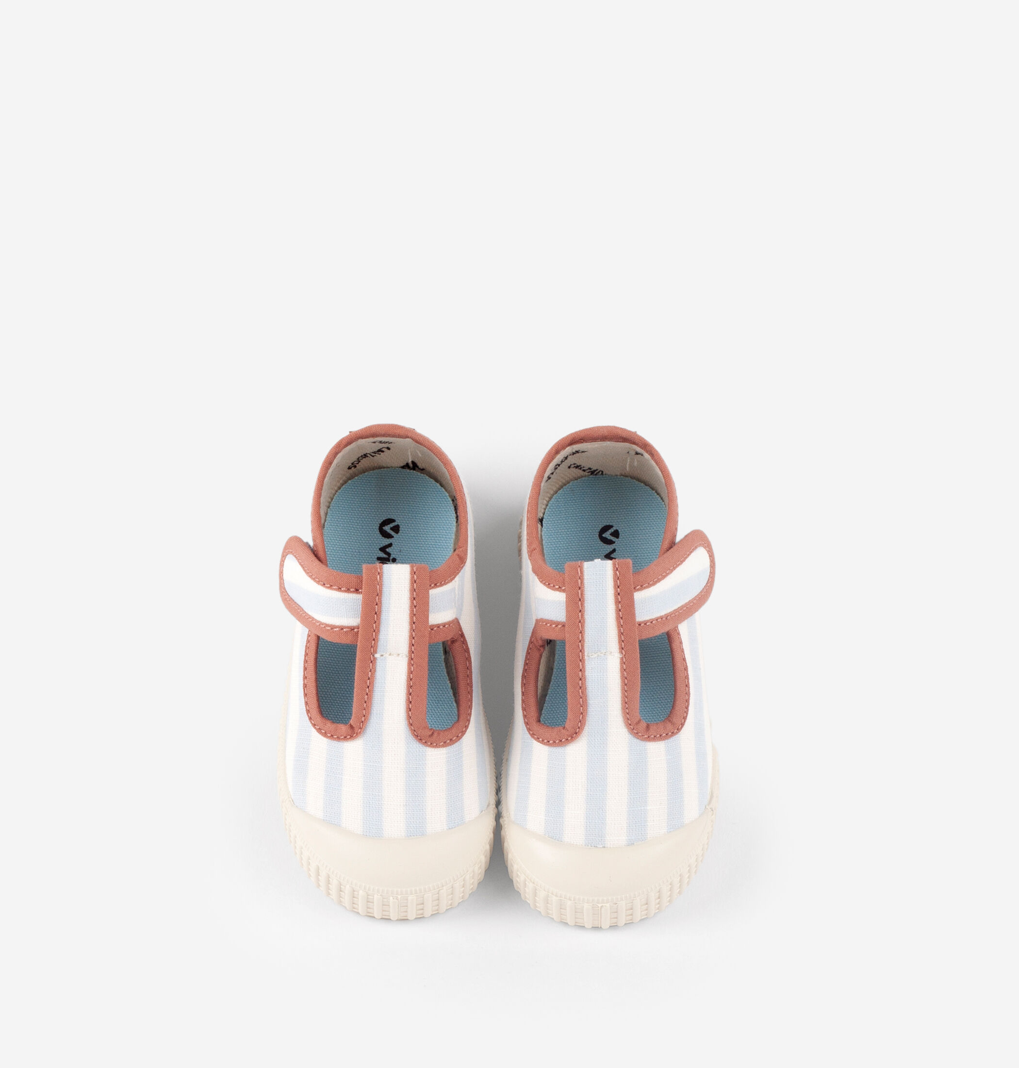 Striped canvas shoes shop