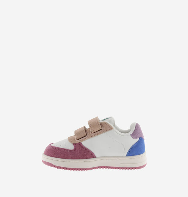 TIEMPO SCRATCHS CUIR FENDU MULTICOLORE