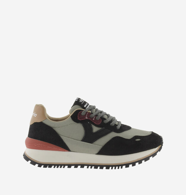 VIENTO NYLON & CUIR FENDU MULTICOLORE