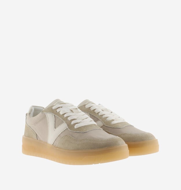 SEUL NYLON/WASHED SUEDE & CONTRAST