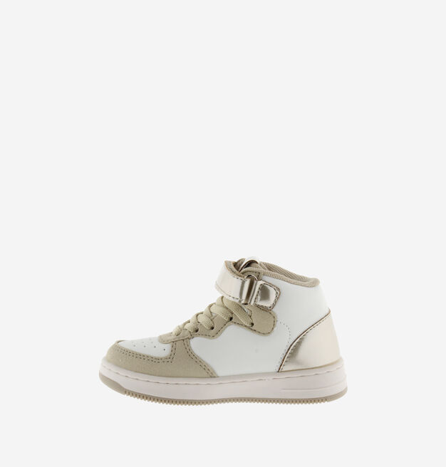 TIEMPO BICOLOUR BOOTIE & ELASTIC LACE PLATINUM
