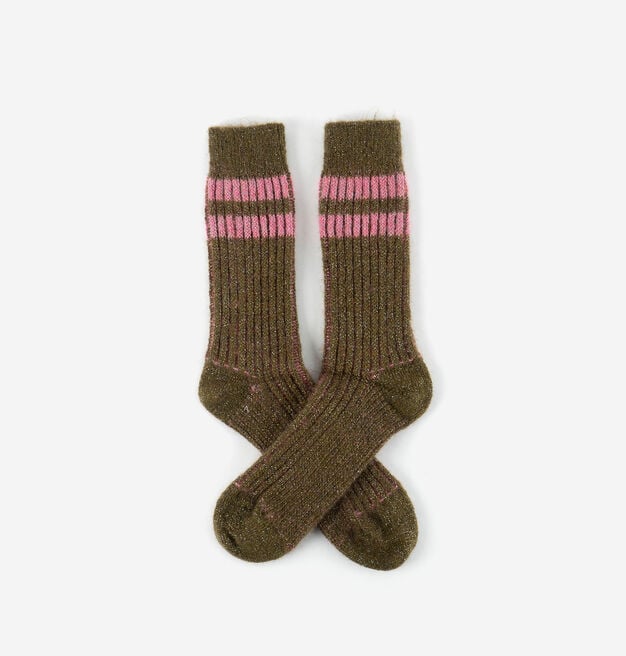 CALCETÍN MOHAIR BRILLO