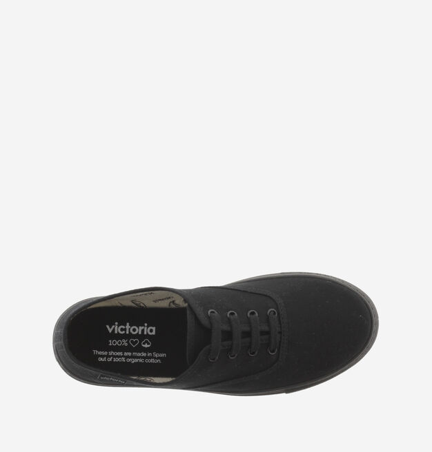 JUEGOS BLACK CANVAS SHOE