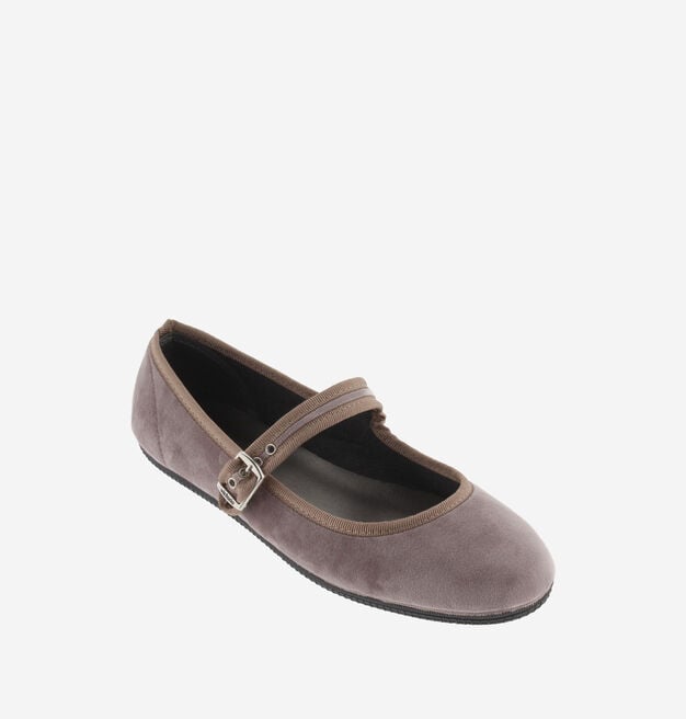 ODA BALLERINE VELOURS & BOUCLE