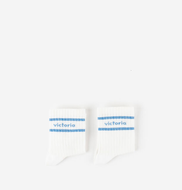 CHAUSSETTE COTON & LUREX
