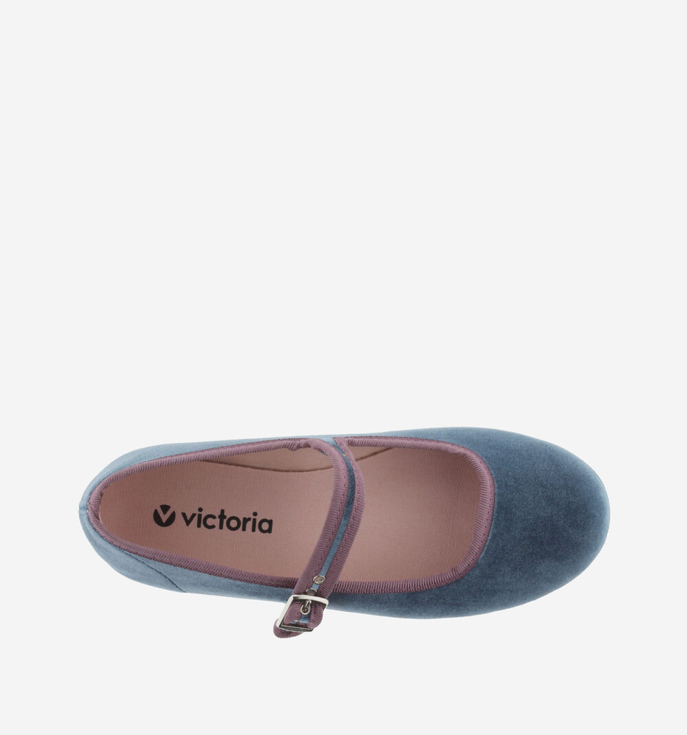 GONG-FU BALLERINE VELOURS & BOUCLE | Chaussures Victoria