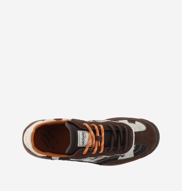 SATURNO ANIMAL PRINT NYLON & SPLIT LEATHER