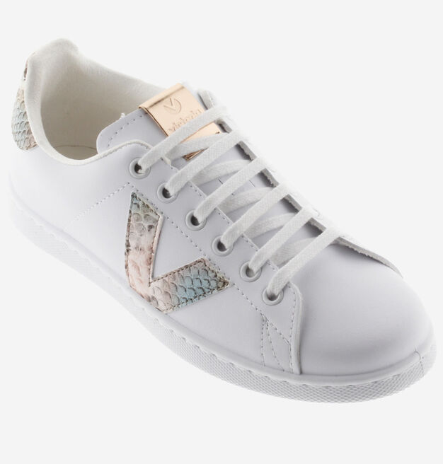 TENIS EFECTO PIEL DETALLE SERPIENTE