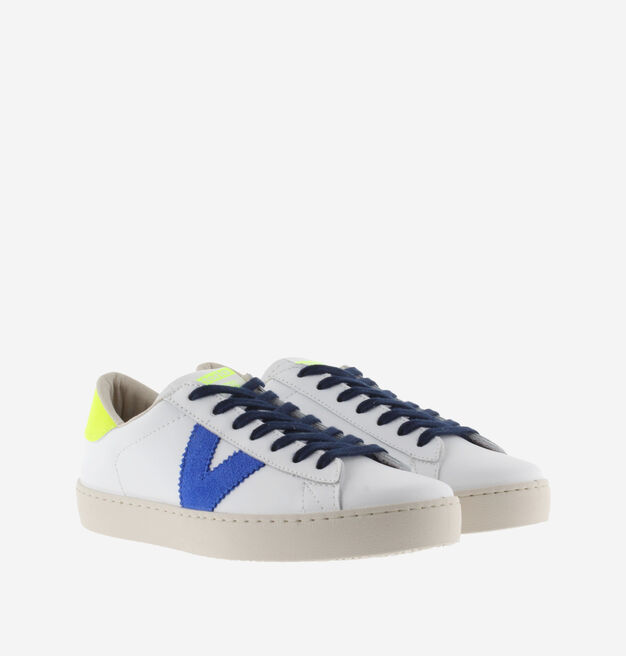 BERLÍN ZAPATILLAS PIEL & NEÓN