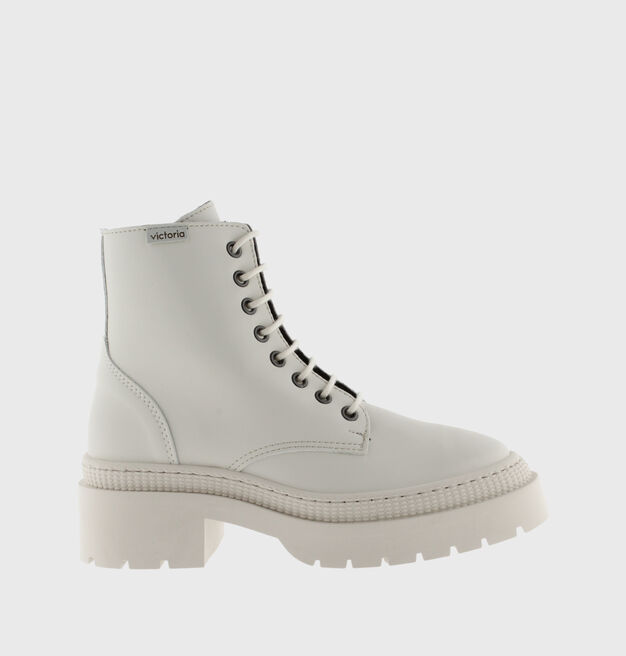 CIELO WHITE FAUX LEATHER MID BOOT