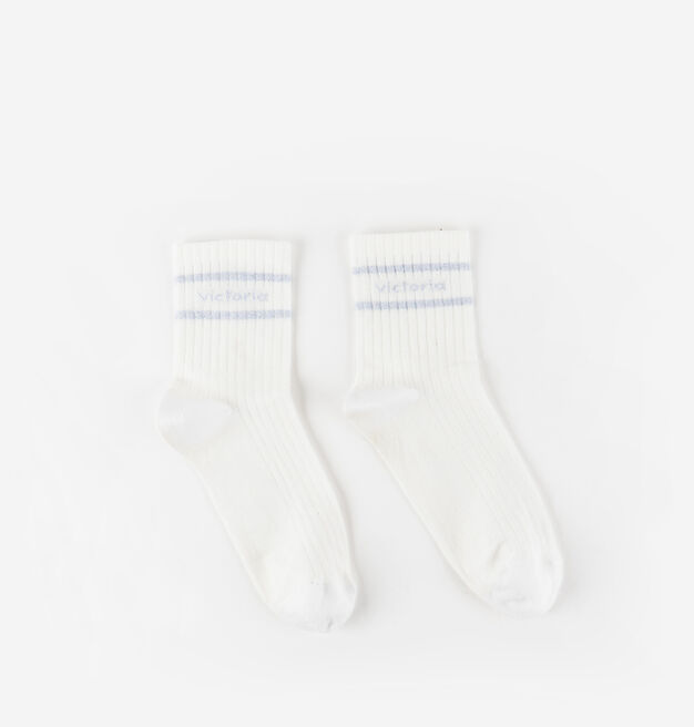 CHAUSSETTE COTON & LUREX