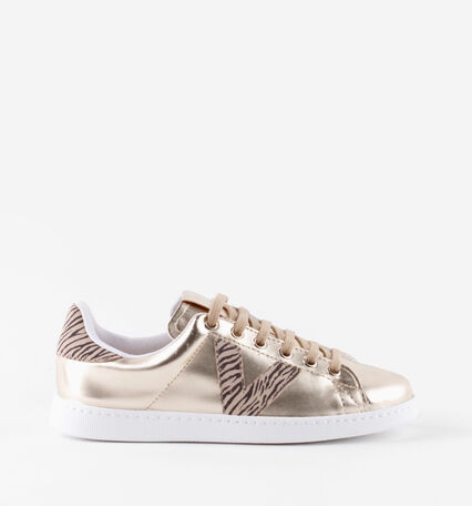 TENIS METALLIZZATO E ZEBRATO