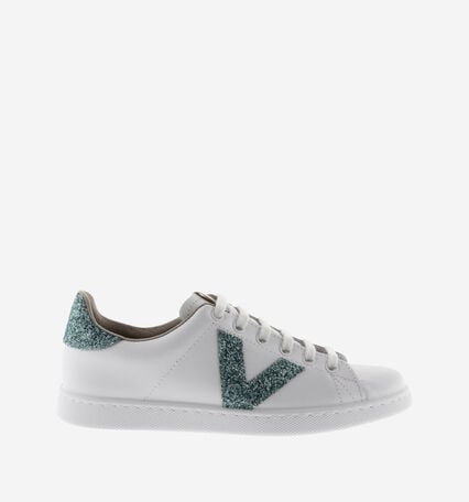 TENIS LEATHER/GLITTER SHOE