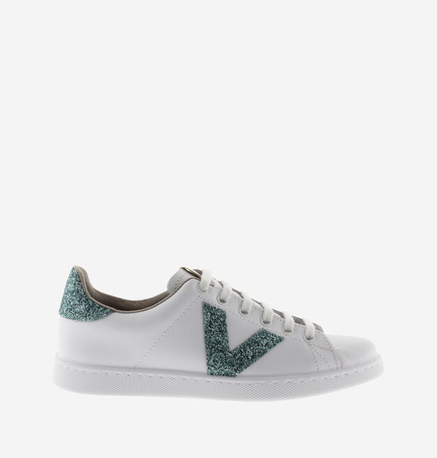 TENIS LEATHER/GLITTER SHOE