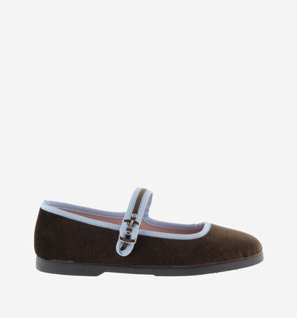GONG-FU BALLERINE VELOURS & BOUCLE