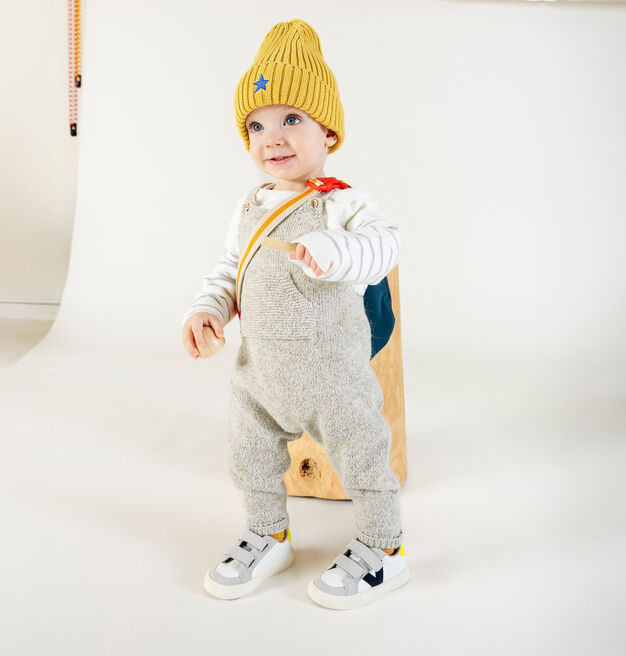 OLIVER STRAPS BAREFOOT LEATHER EFFECT & CONTRAST