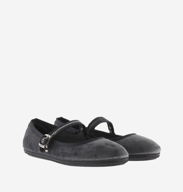 ODA BALLERINA VELLUTO & FIBBIA