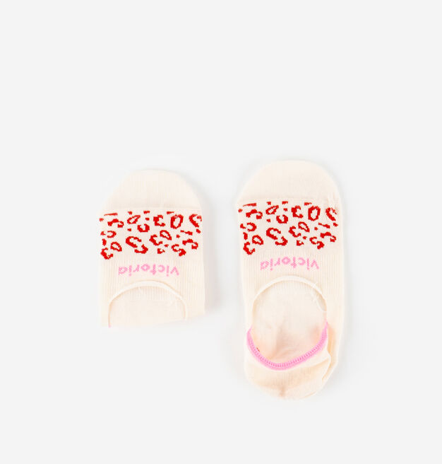 MEIA PINKIE INVISÍVEL LEOPARDO