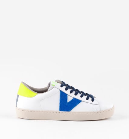 BERLIN TRAINERS LEATHER & NEON