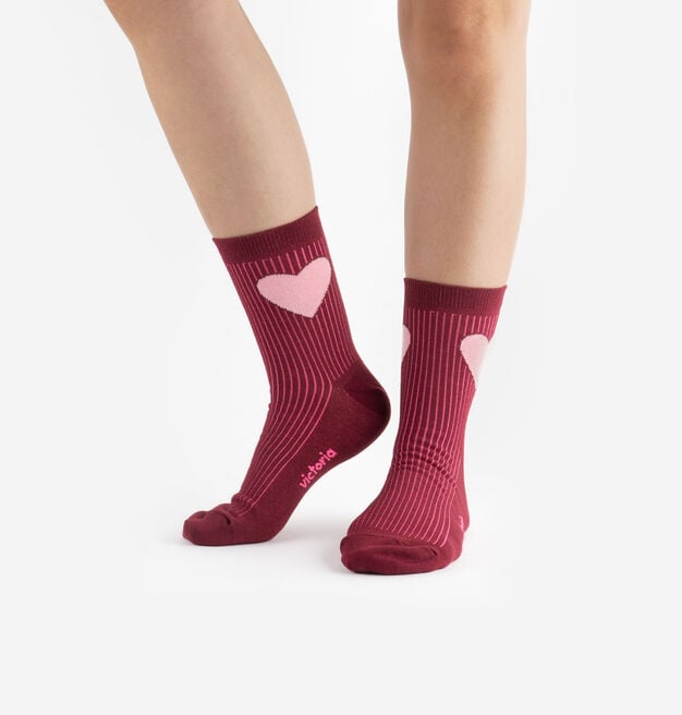 CALZINO COTONE CUORE